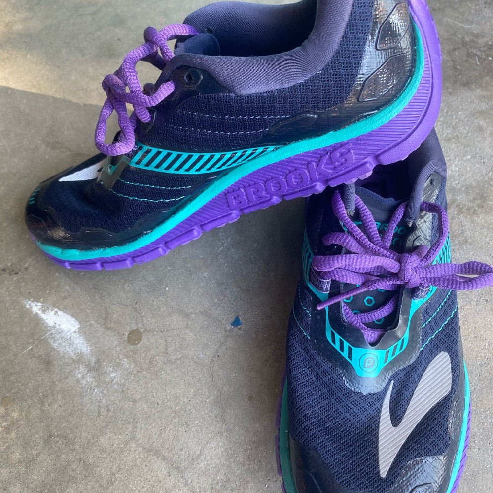Brooks trail running shoe